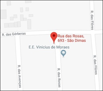 Veja o mapa.